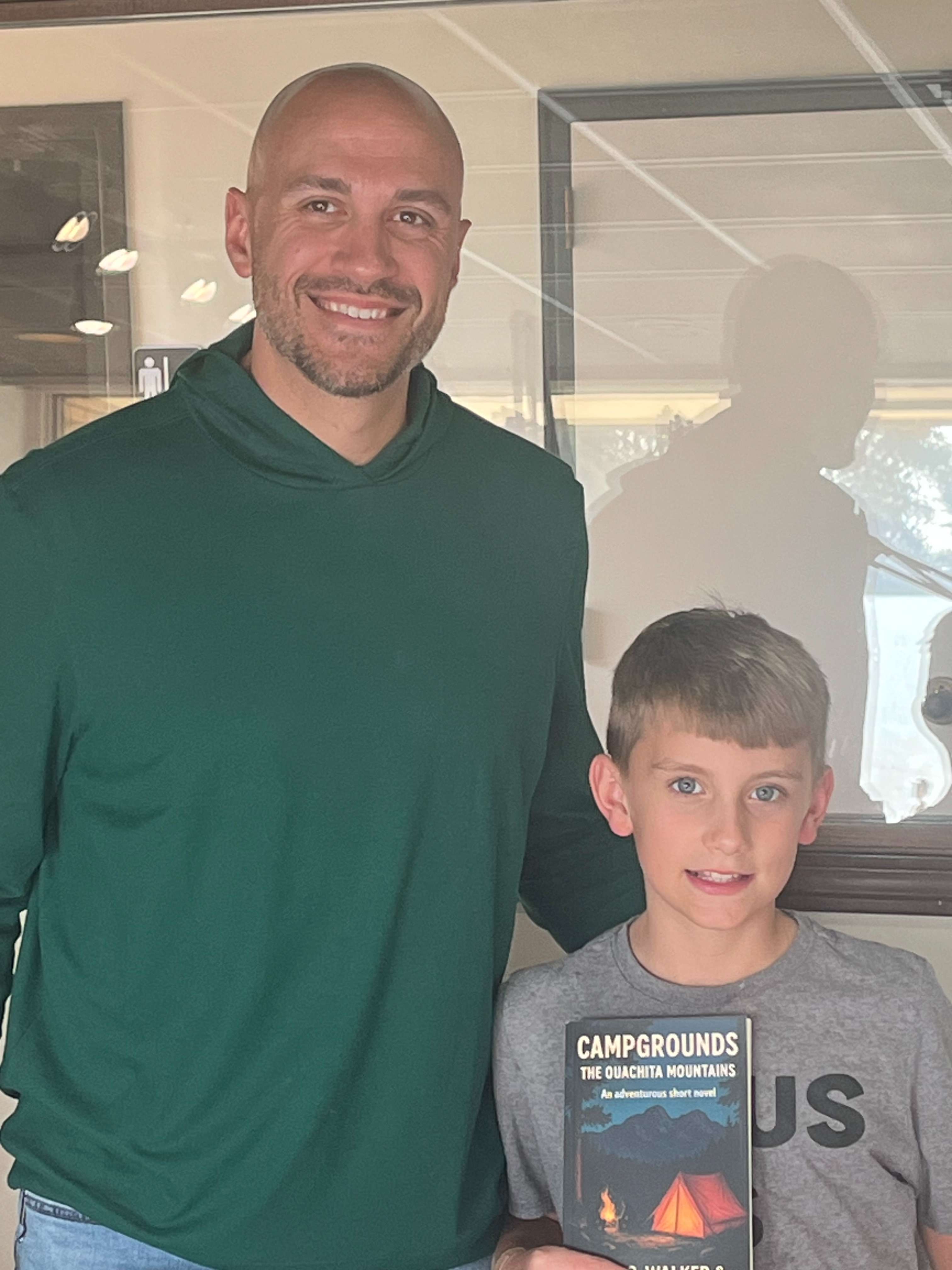 Dr. John Walker and Colin Walker (Hutch Post photo)