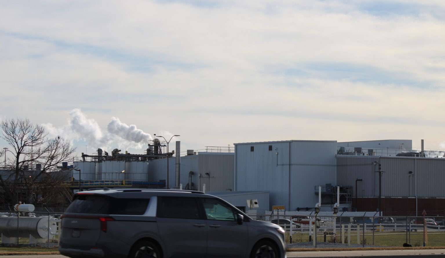  The Tyson beef plant in Lexington, shown in December, 2026 closure accounted for 3,212 jobs. (Juan Salinas II/Nebraska Examiner)