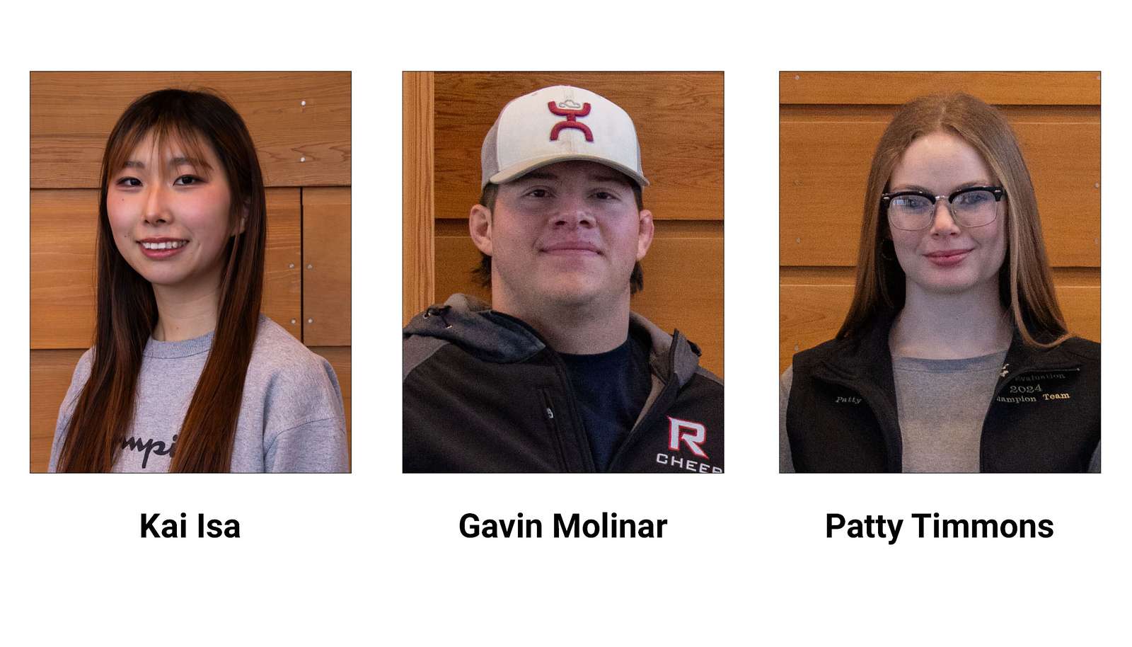 Chadron State College Range students Kai Isa of Nagaoka, Japan, Gavin Molinar of JOhnstown, Colo., and Patty Timmons of White Owl, S.D. (Photos by Tena L. Cook/Chadron State College)