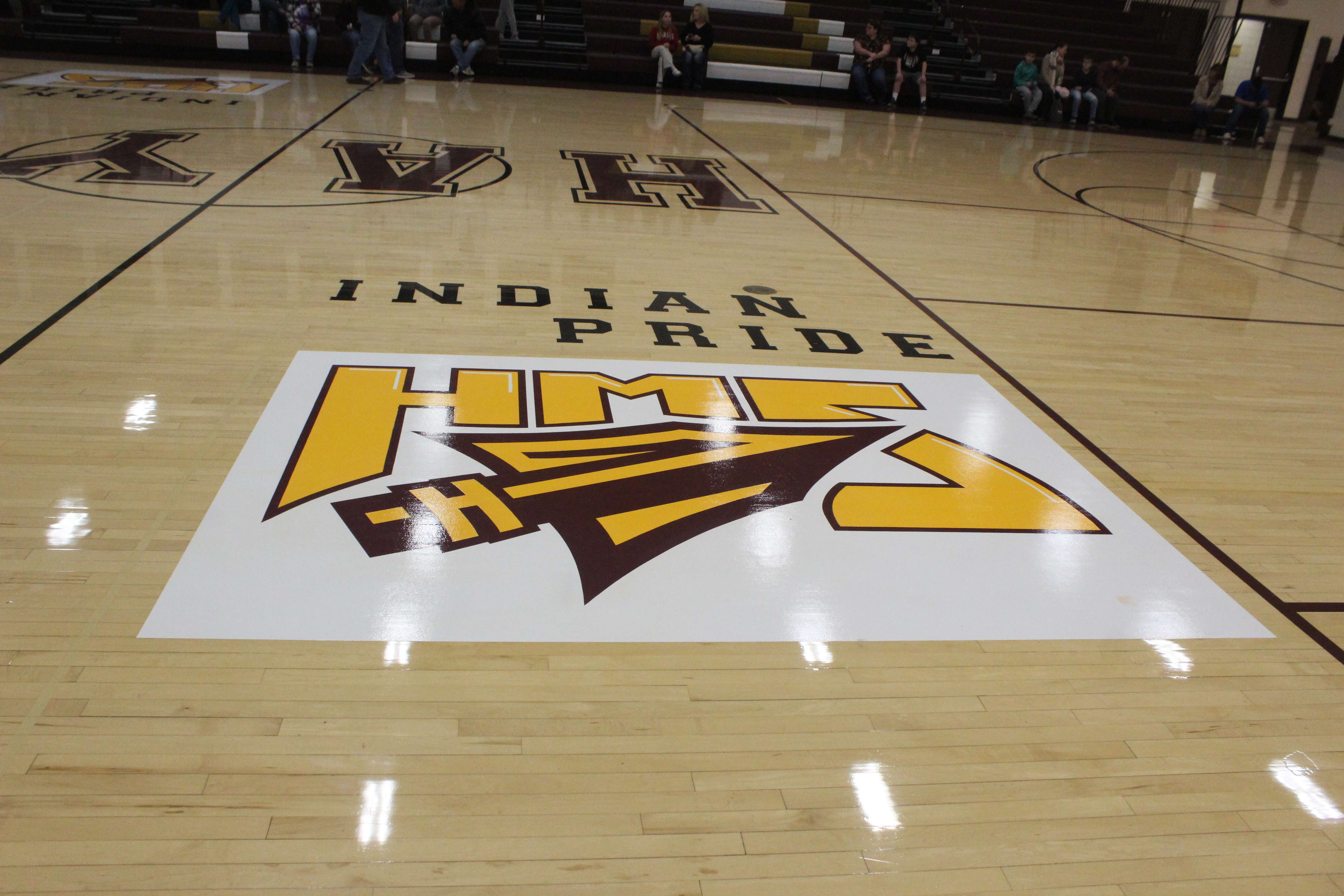 Hays Middle School students will now have two gyms and a larger cafeteria. Photo by Cristina Janney/Hays Post