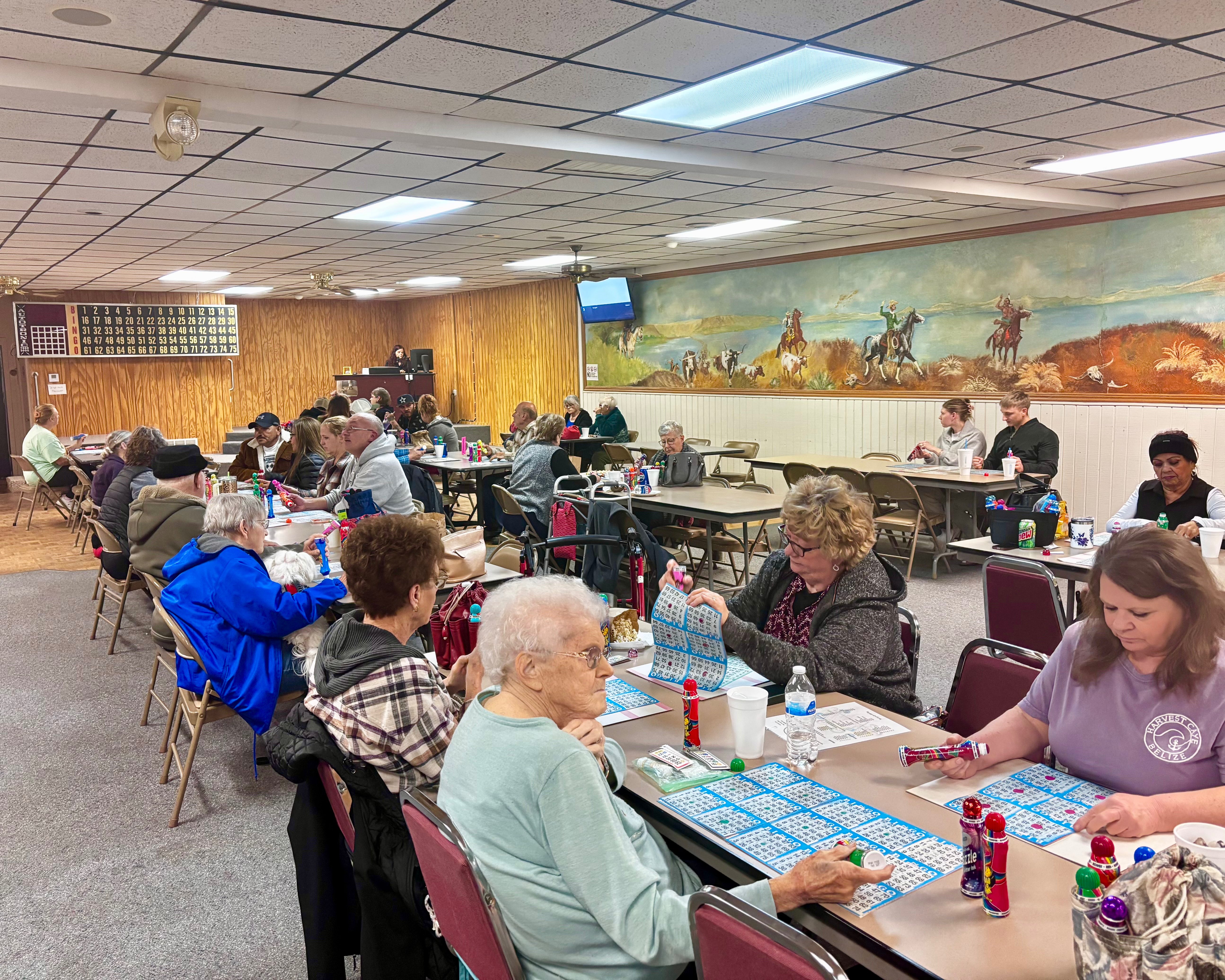 Heritage Eatery &amp; Bingo during one of its sessions at its new location. Photo by Tony Guerrero/Hays Post