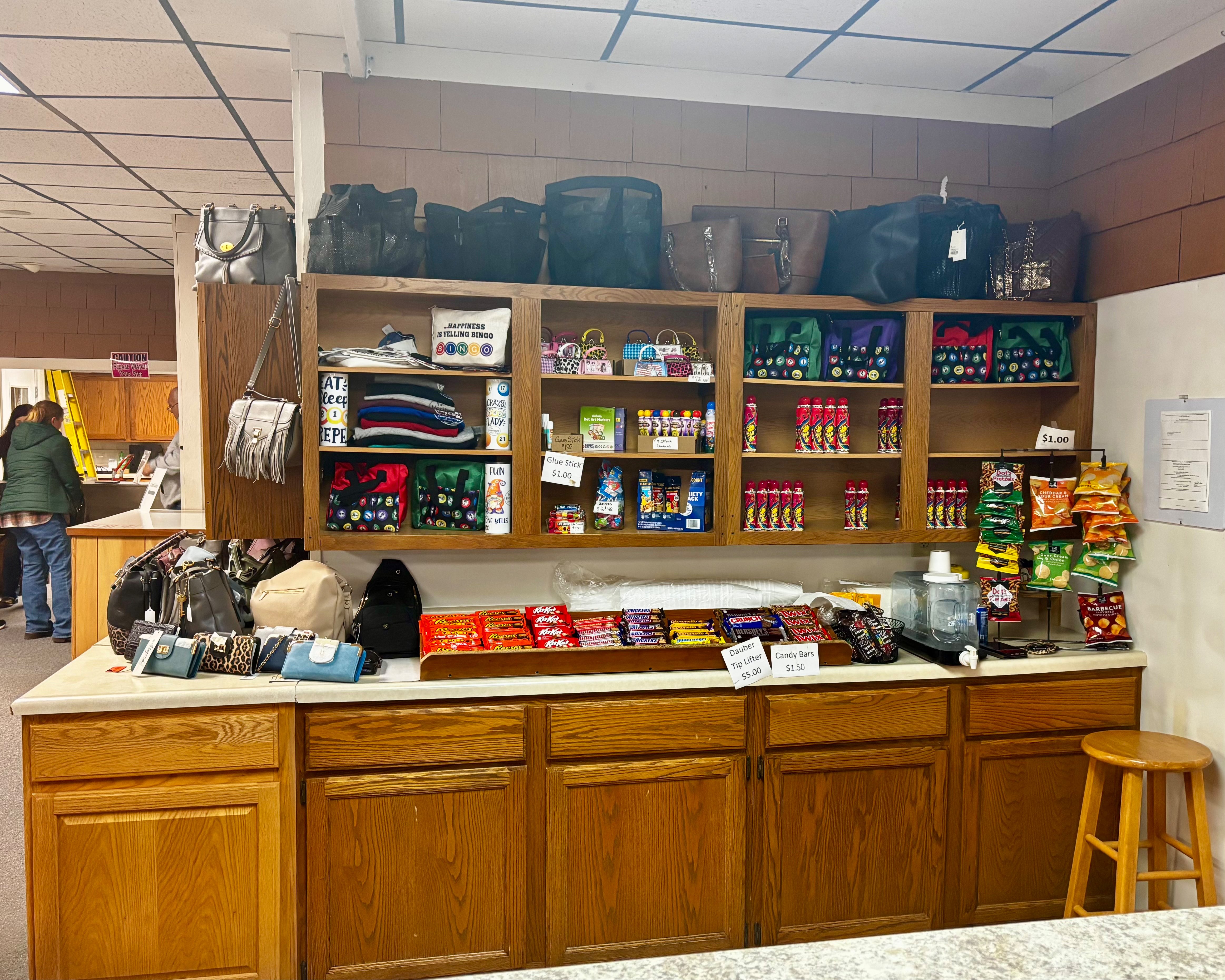 Snacks and concessions at Heritage Eatery &amp; Bingo. Photo by Tony Guerrero/Hays Post