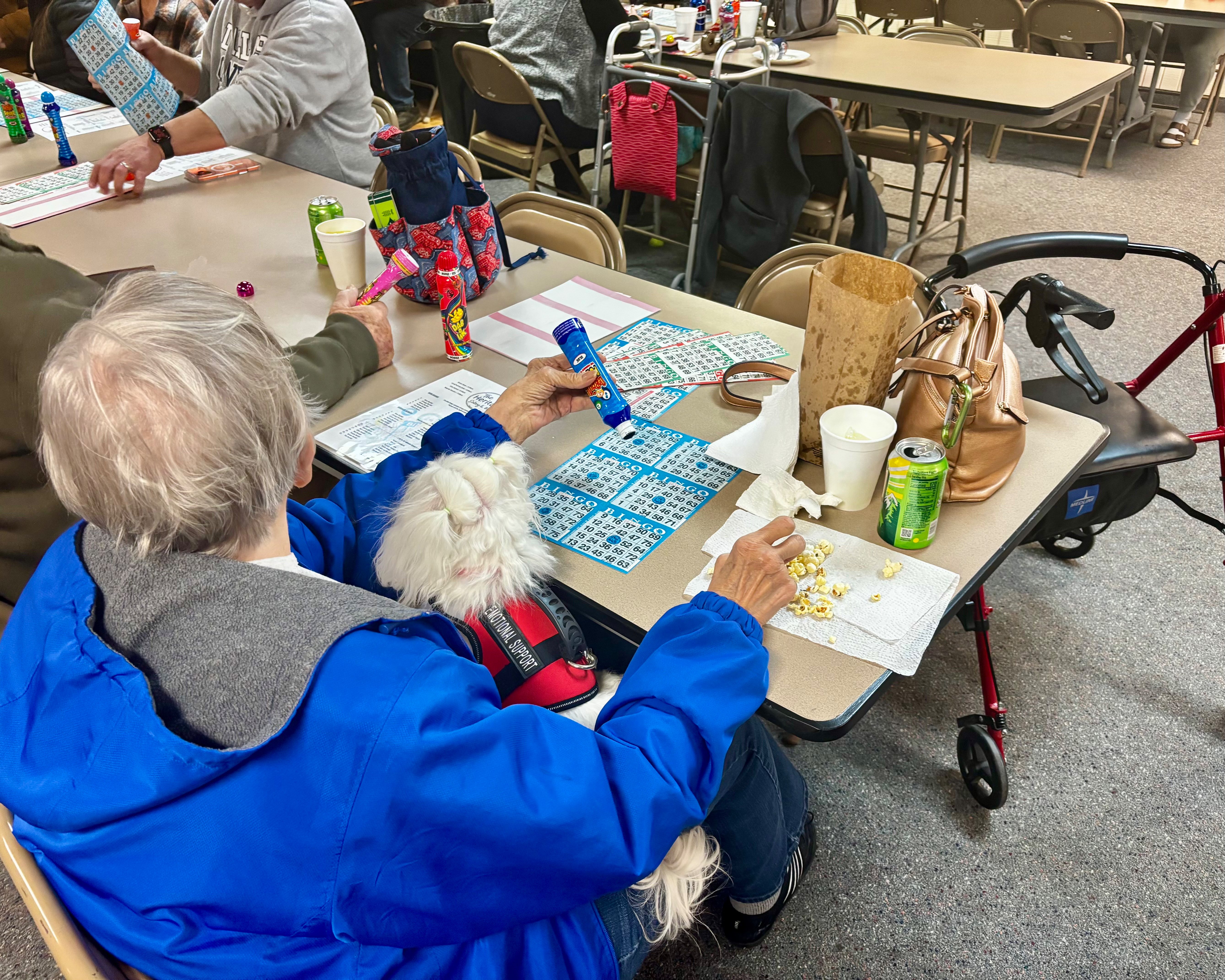 A player at Heritage Eatery &amp; Bingo. Photo by Tony Guerrero/Hays Post