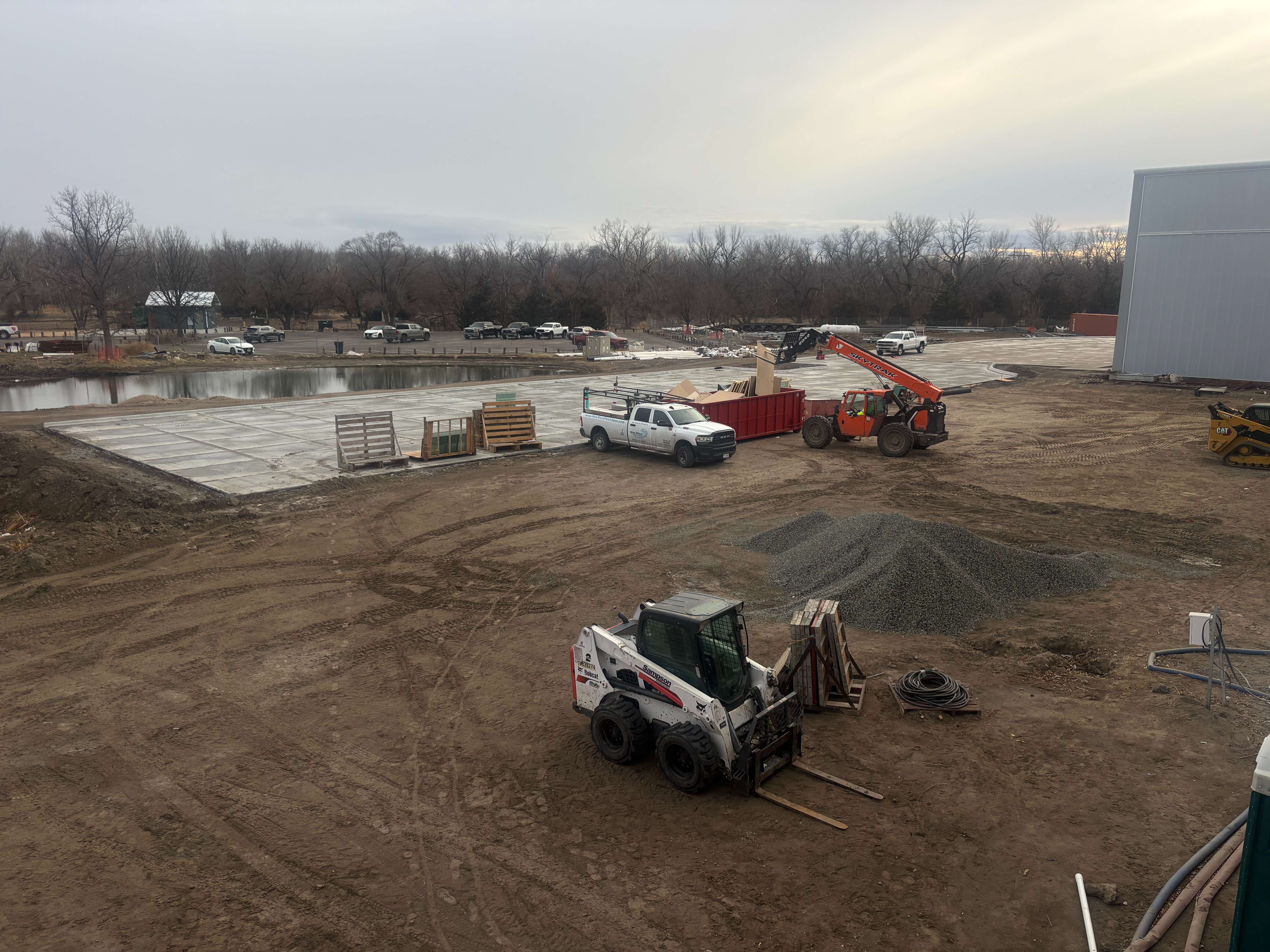 Future site of Rec Center parking. (Allison Peck | North Platte Post)