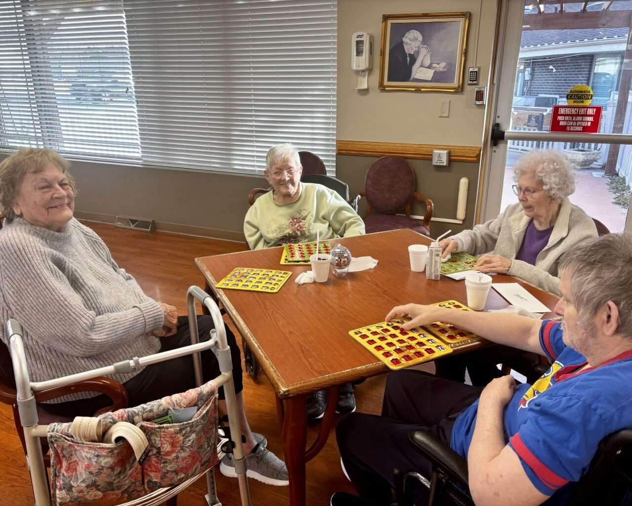 Residents from the Good Samaritan Society in Hays playing bingo. Photo by Tony Guerrero/Hays Post