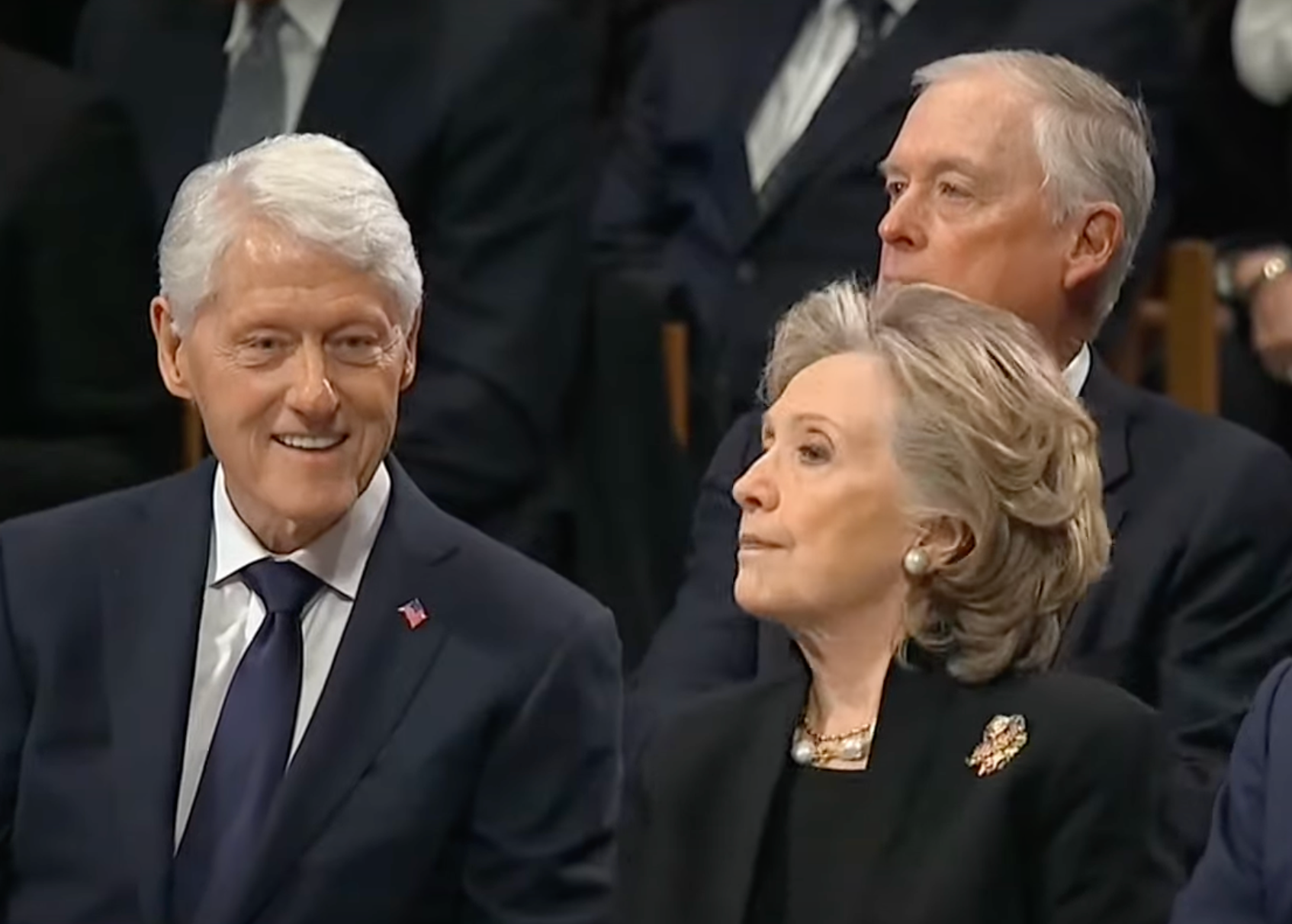 File image-Former President Bill Clinton and former Secretary of State&nbsp;<a href="https://apnews.com/hub/hillary-clinton">Hillary Clinton</a>&nbsp; -image courtesy CSPAN