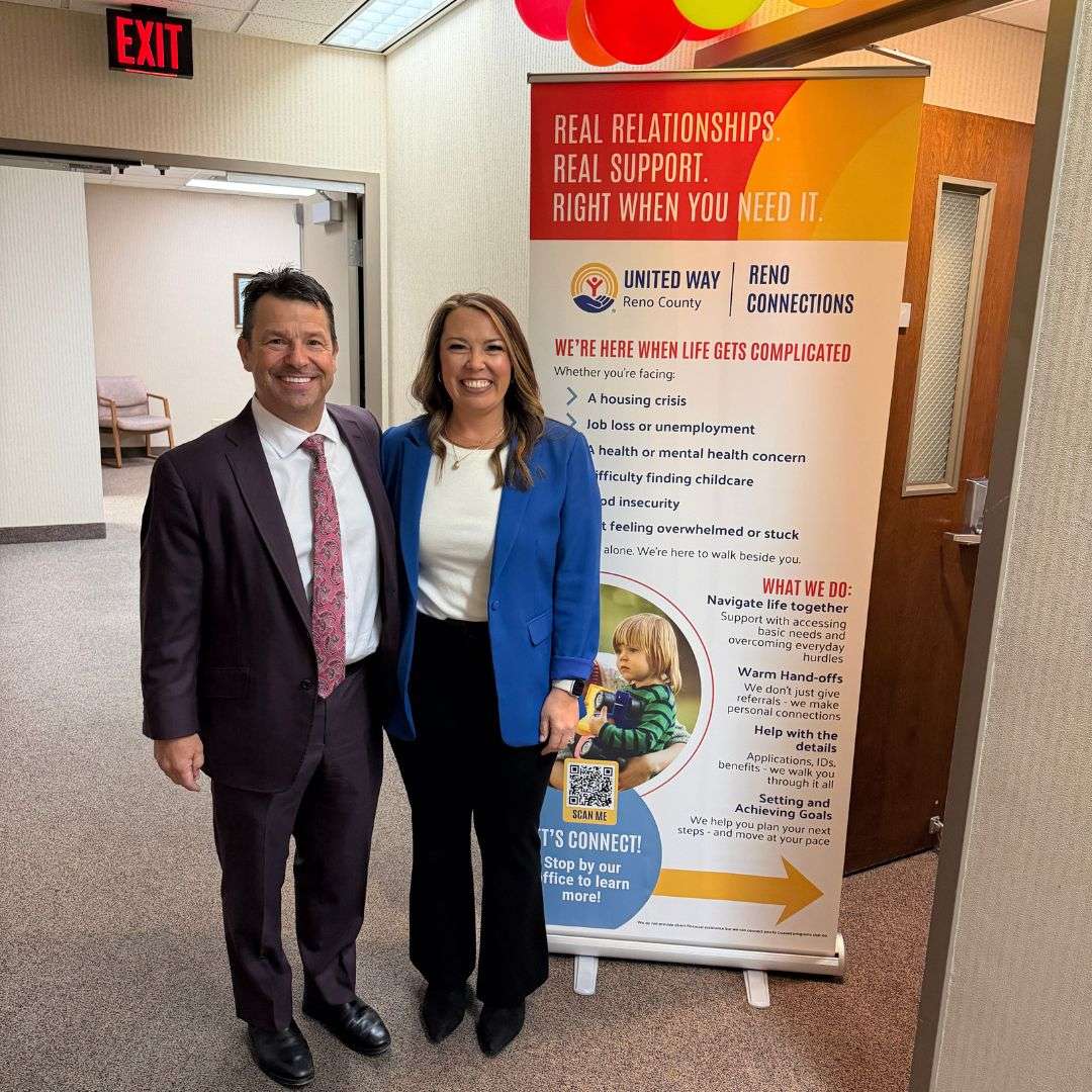 Matt Leary (L) and Lacey Mills (R) - Photo courtesy of Hutchinson Clinic