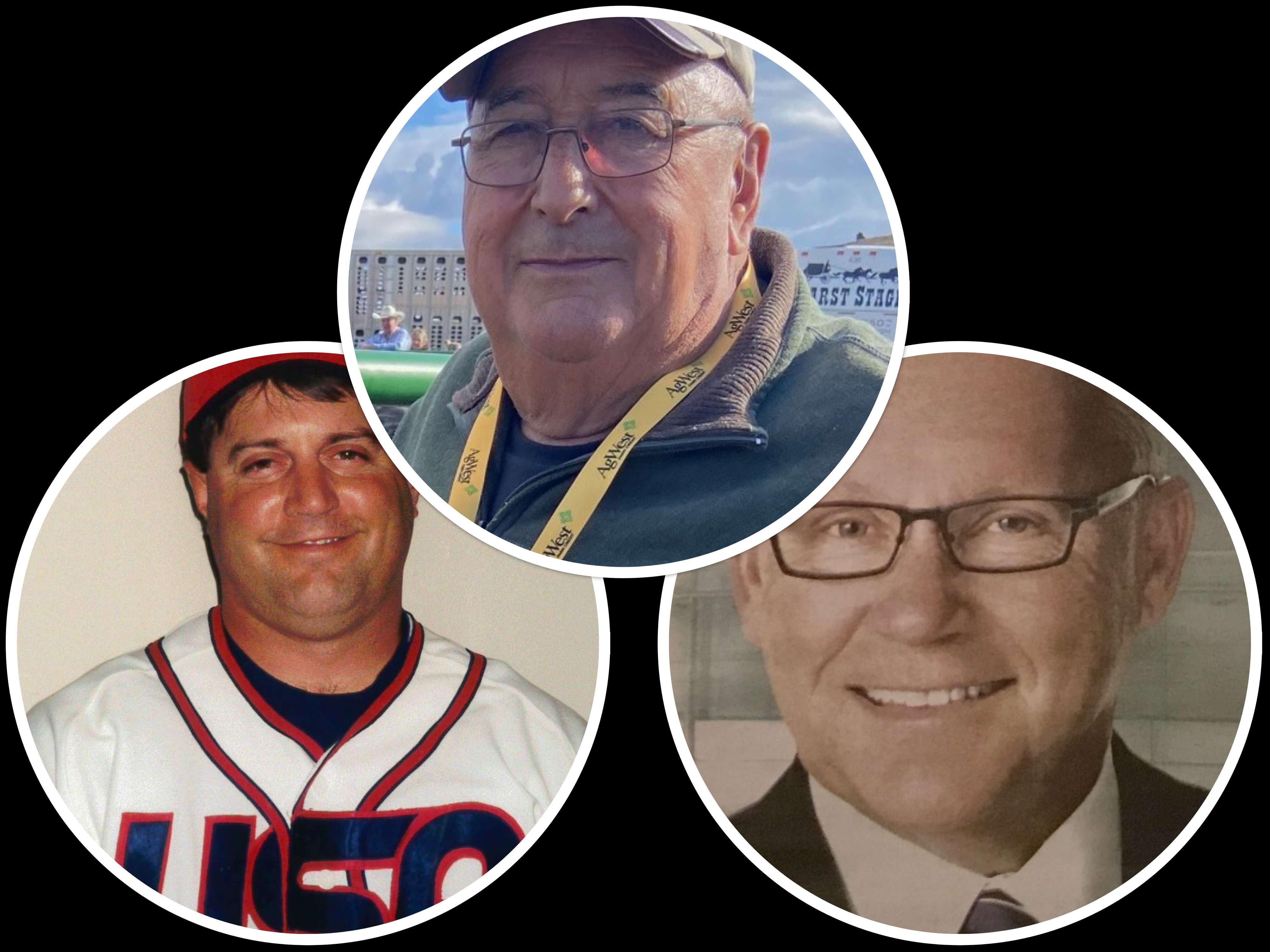 Wayne Miller (top), Rodney Gray (left), and&nbsp; Eddie Smith (right) all of Savannah will be inducted later this month into the USA Softball of Missouri Hall of Fame/ Photos courtesy of USA Softball of Missouri
