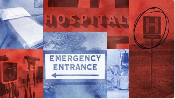 A new study of rural hospitals finds that 30 hospitals in Kansas and 12 in Missouri are at risk of immediate closure. (Naomi O'Donnell/The Beacon)