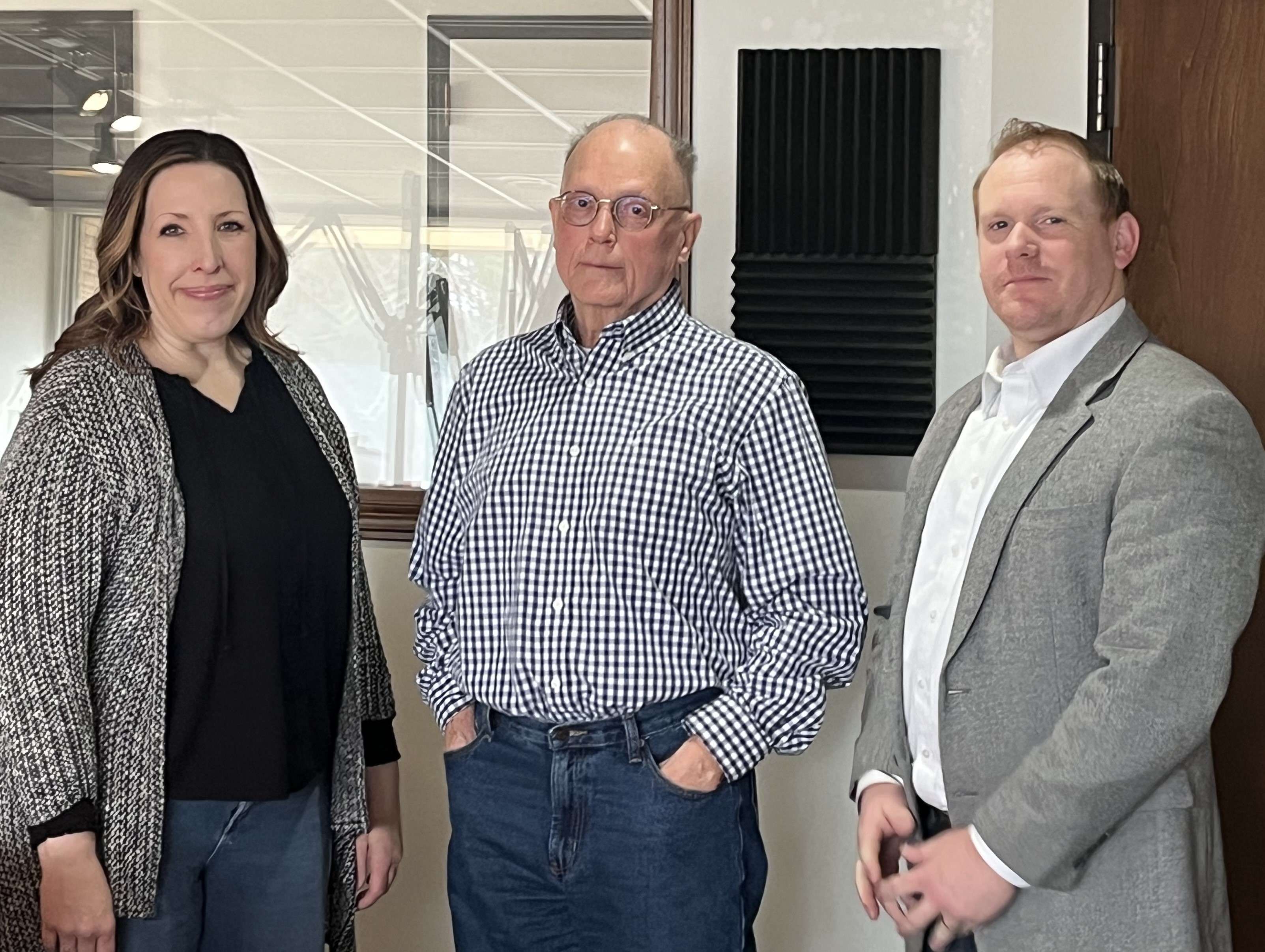 Crystal Blackwelder, Bob Rate and Dan Spears (l-r) Salt City Orchestra
