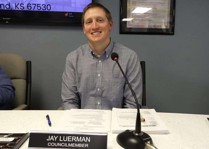 New Great Bend City Council President Jay Luerman. (photo by the city of Great Bend)