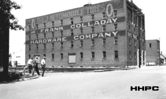 Colladay Hardware - 420-428 E. 2nd (Later 201 N. Plum) - 2nd & Plum - NW Corner - 1929. Courtesy of the Conard-Harmon Collection.