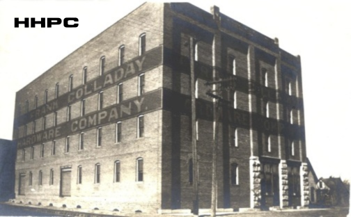 Colladay Hardware - 420 E. 2nd - 201 N. Plum - c. 1910 (Built 1906). Courtesy of the Conard-Harmon Collection.