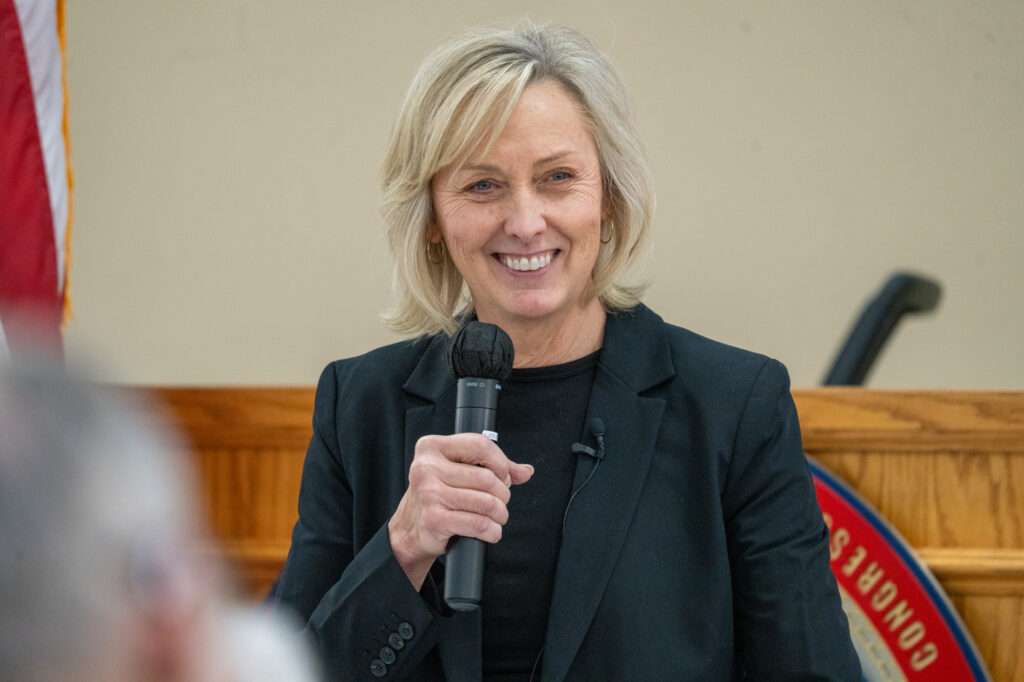 Former State Sen. Lynne Walz of Fremont is running for governor as a Democrat. (Zach Wendling/Nebraska Examiner)