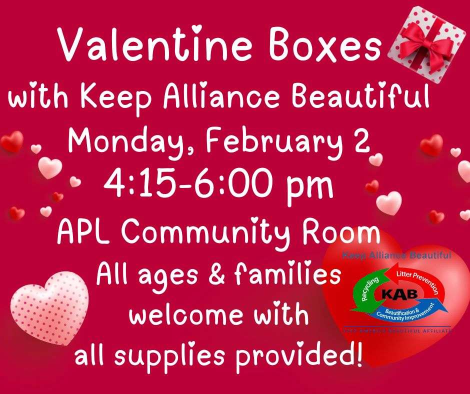 Valentine Boxes with Keep Alliance Beautiful