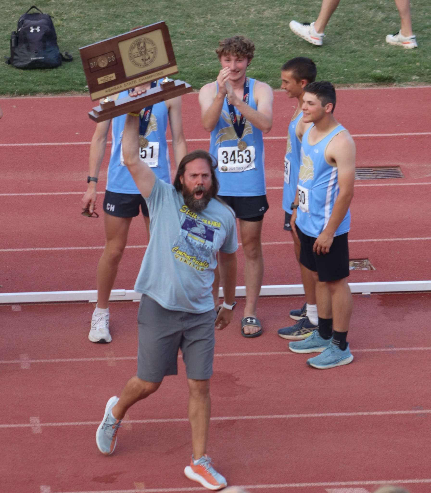 Four athletes collected 78 points at the state track meet last May to give Prosser his first team title in that sport.
