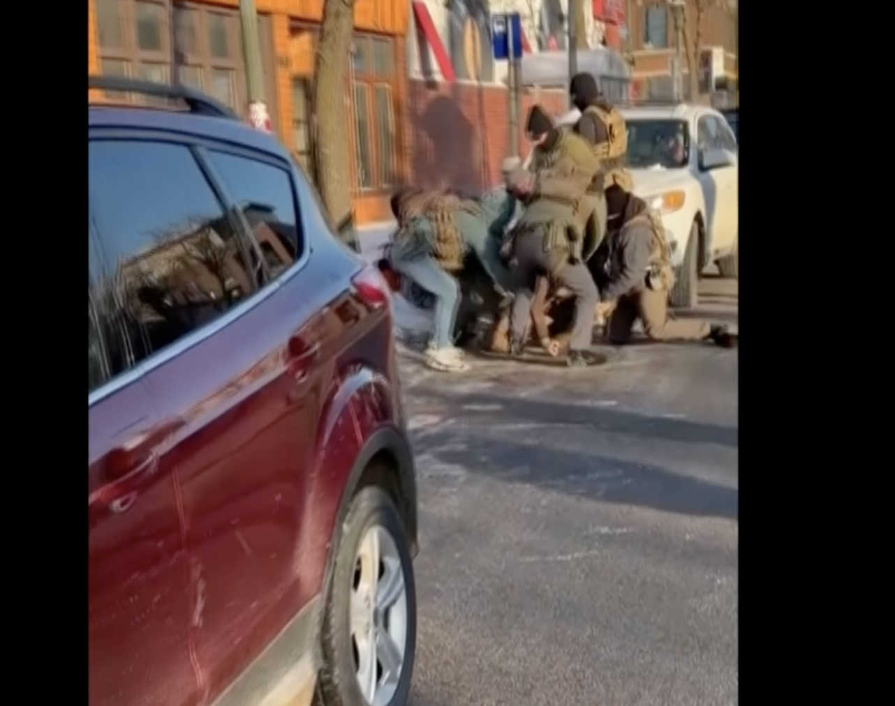 Image of the shooting from a bystander video obtained by the APAssociated Press
