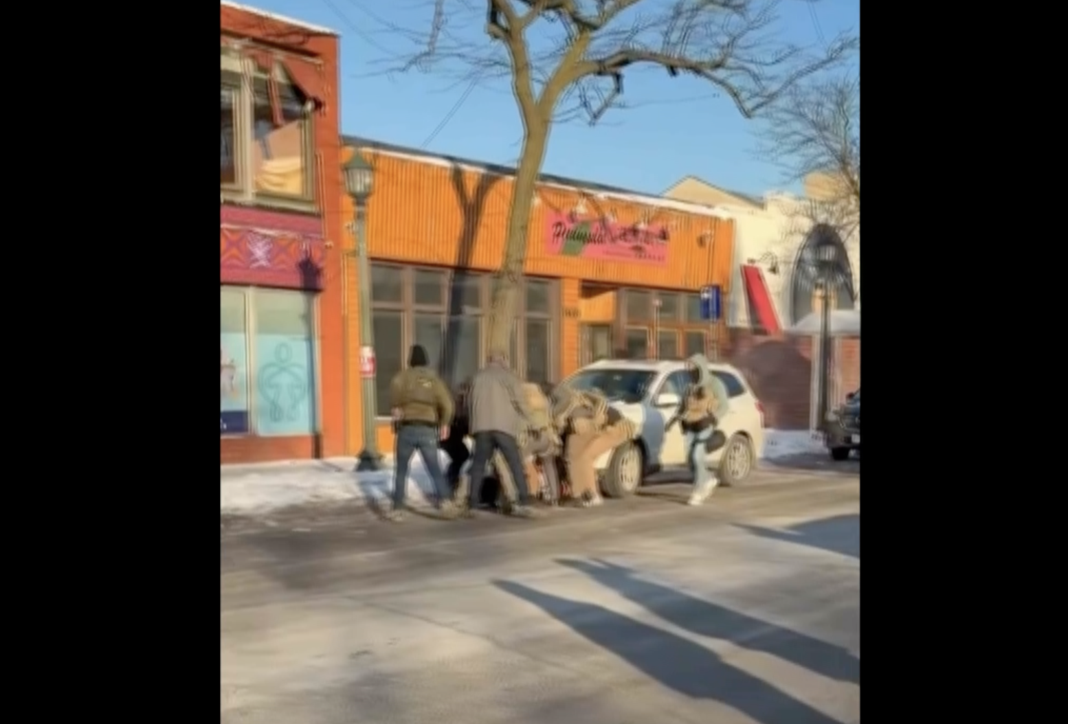 Image of the shooting from a bystander video obtained by the APAssociated Press
