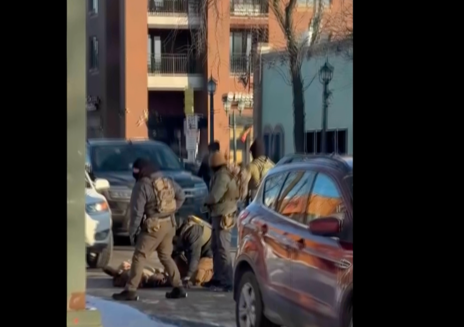 Image of the shooting from a bystander video obtained by the APAssociated Press