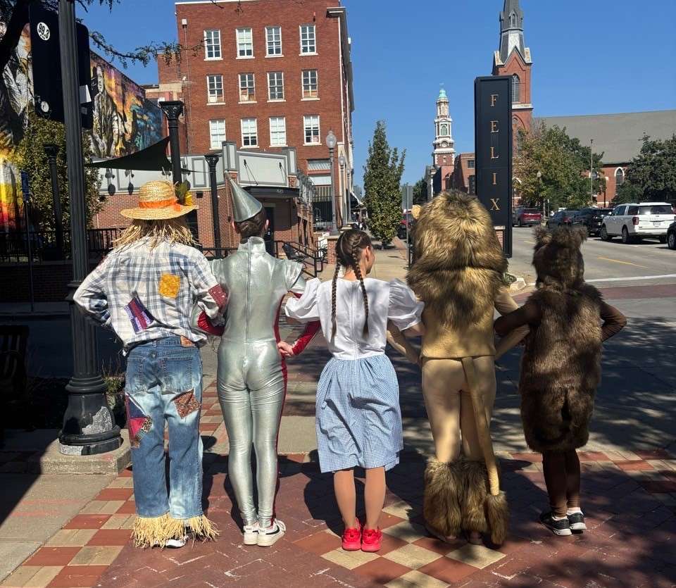 The main cast of The Dance Arts Center's Wizard of Oz production, which can be seen Saturday at the historic Missouri Theatre/ Photo courtesy of Marla Heeler