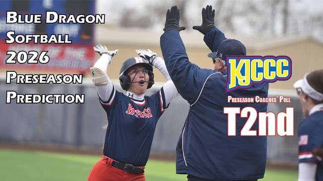 The 2026 Blue Dragon Softball Team is picked to finish second in the KJCCC Division I preseason coaches poll.