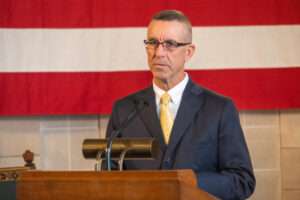 Steve Corsi, CEO of the Nebraska Department of Health and Human Services. Nov. 6, 2025. (Zach Wendling/Nebraska Examiner)