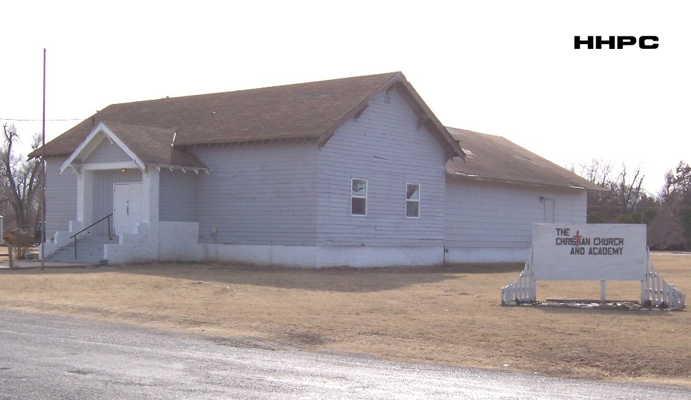 Washington Elementary School - The Christian Church &amp; Academy - 1301 W. 11th now 1049 N. Lincoln - March 9, 2018. Courtesy of the Conard-Harmon Collection.