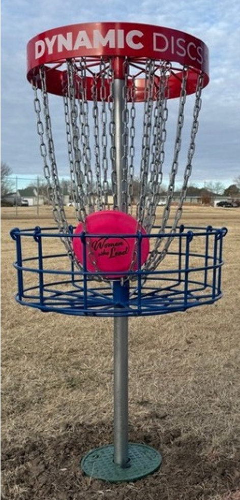 Women Who Lead have already installed a nine-hole disc golf course at Sunrise Park. Courtesy photo