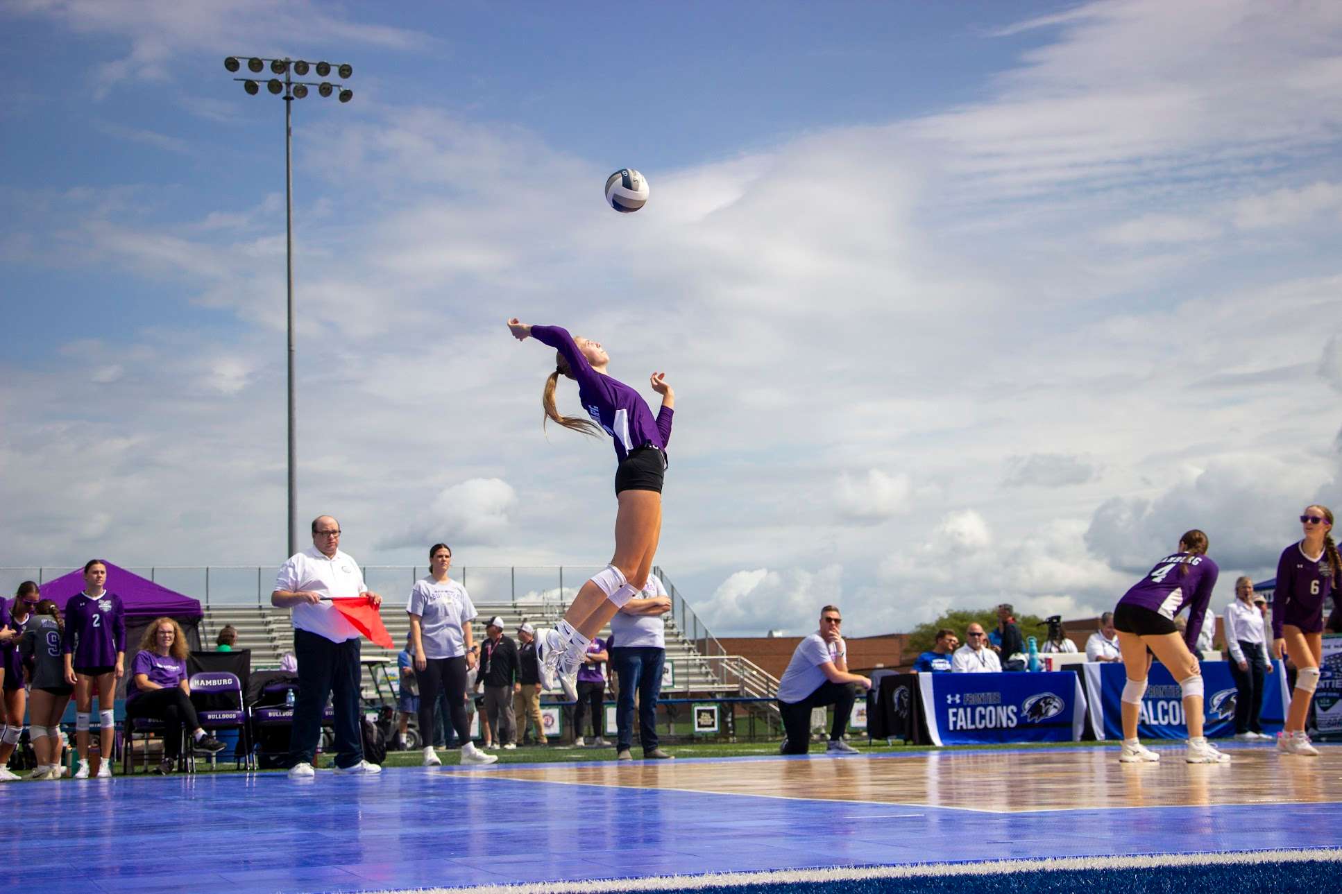 Unique HS Sports Event: Frontier Volleyball Stadium Game