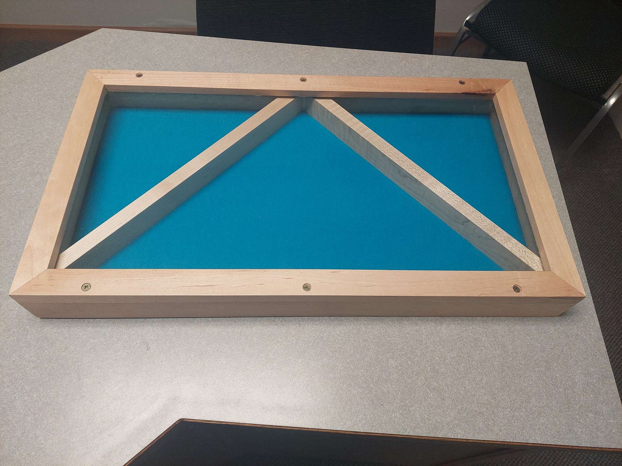 Flag-and-medal display box. Courtesy photo