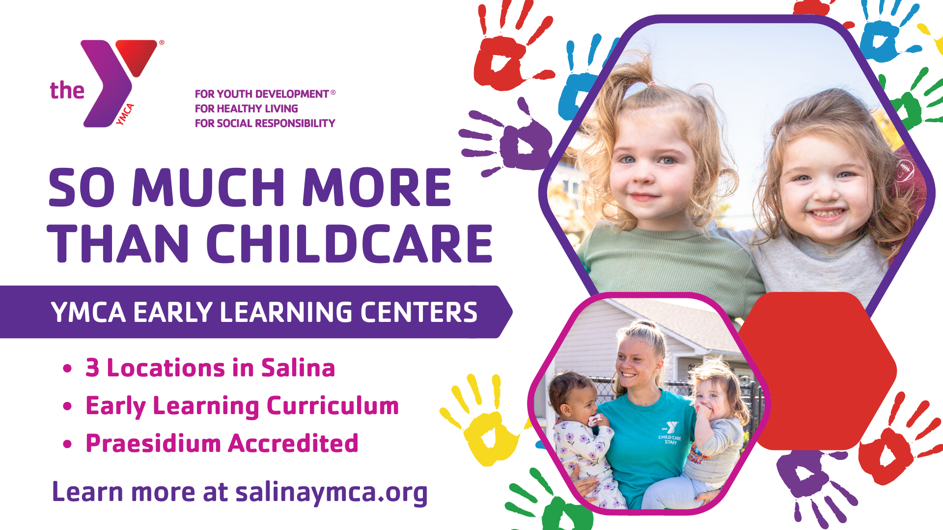 Openings and registration open at Salina YMCA’s preschool & Early Learning Centers