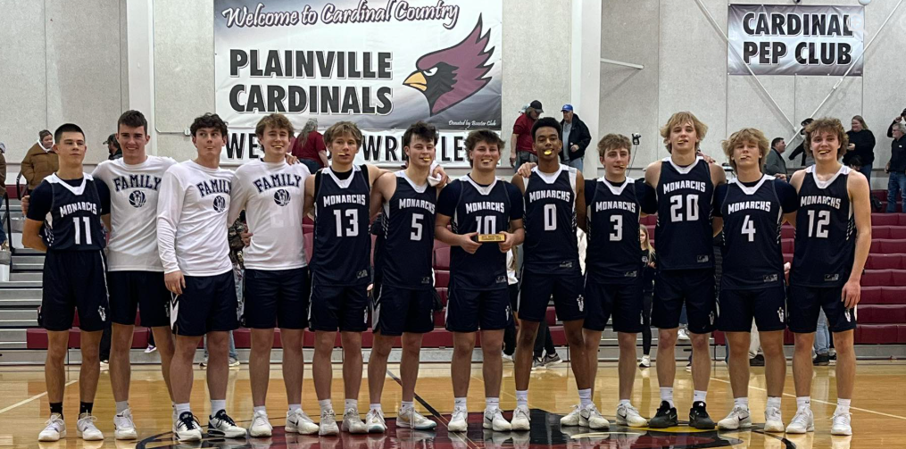 The TMP boys claimed the 2026 MCL tournament title with a win over Plainville - Courtesy&nbsp;Thomas More Prep-Marian