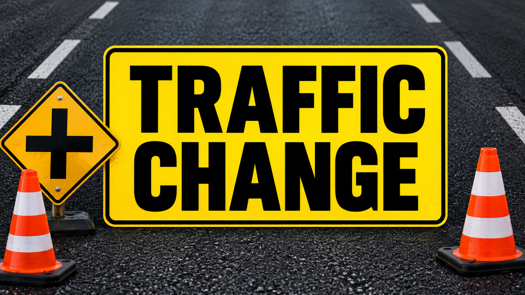 Highway traffic change alert