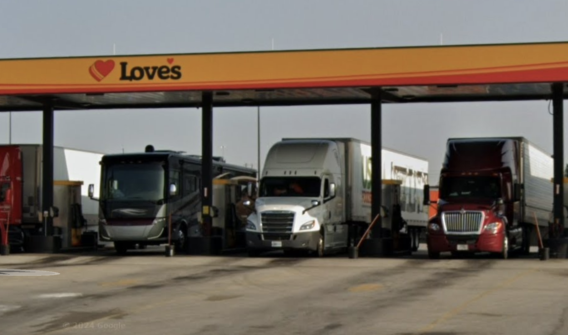 Truck stop in Topeka -google image