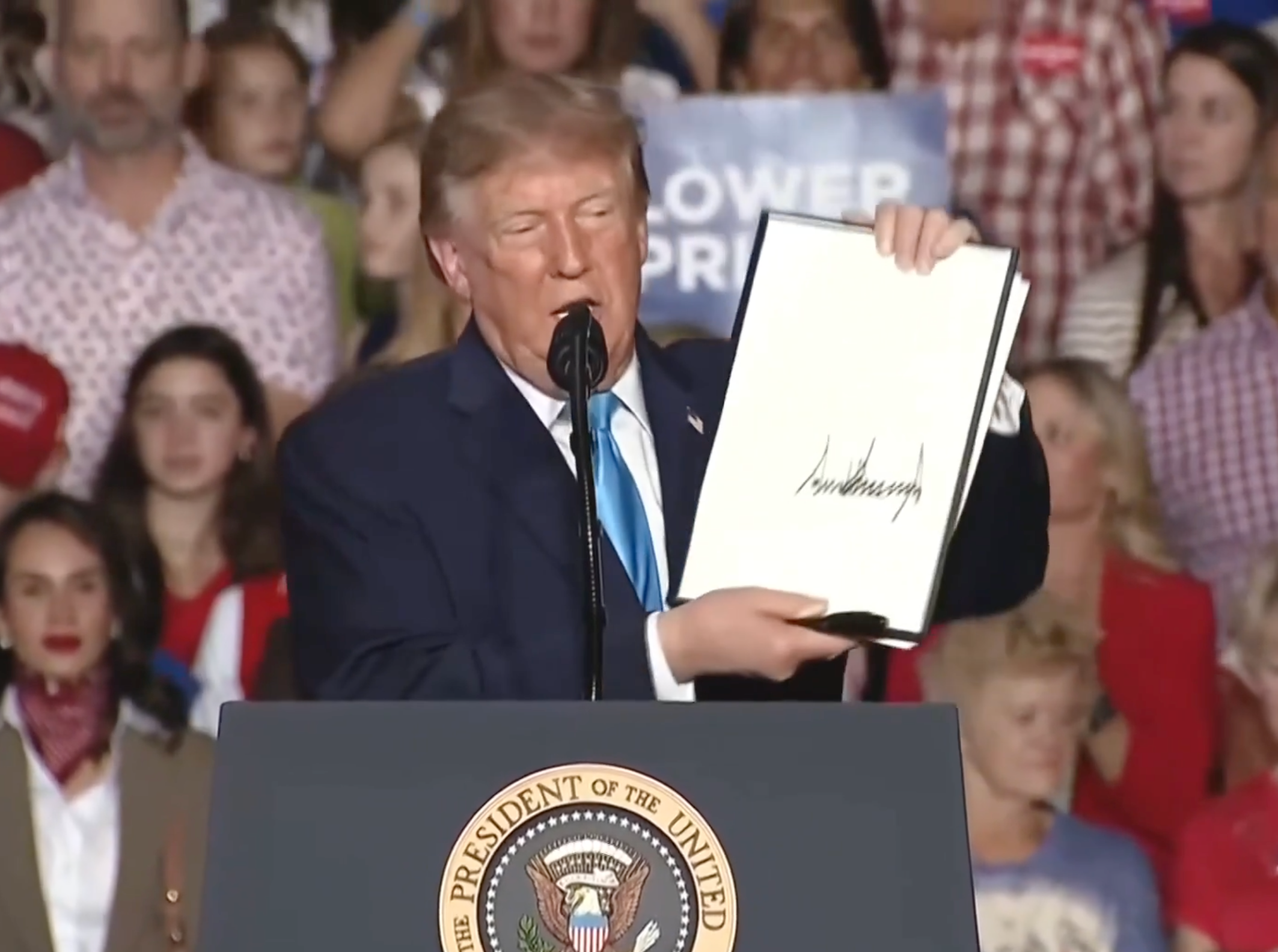 Image from White House video