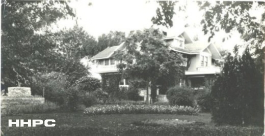 2 Crescent Blvd. Home -  c. 1940 (Built 1917 for J.N. Bailey - Real Estate) (Pool Addition by Larry Brown of Fun Valley in 1981). Courtesy of the Conard-Harmon Collection.