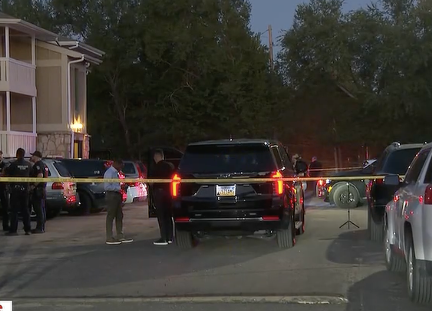 Police on the scene Wednesday evening -photo courtesy KWCH