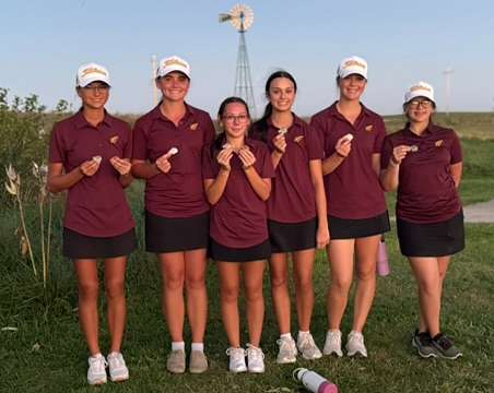 The Hays High girls' golf team placed second at the Garden City Invitational on Thursday, October 8, 2026 at the Buffalo Dunes Golf Course in Garden City, Kan. (Courtesy photo)