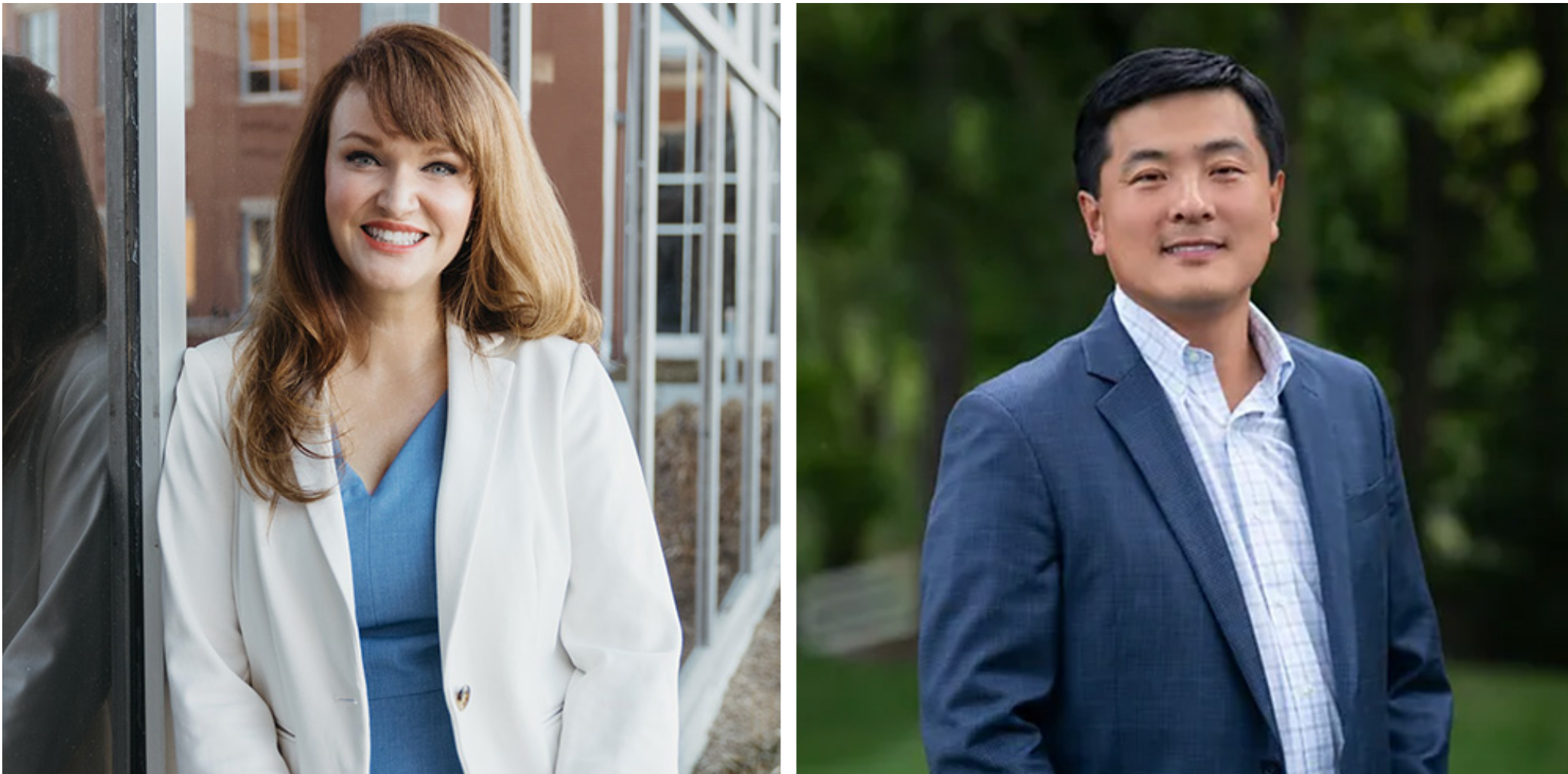 State Rep. Keri Ingle and House Speaker Jon Patterson are running in the Missouri Senate’s 8th District. The race is one of two eyed statewide for its potential to turn a historically Republican seat blue. (Photos provided by candidates’ campaigns)
