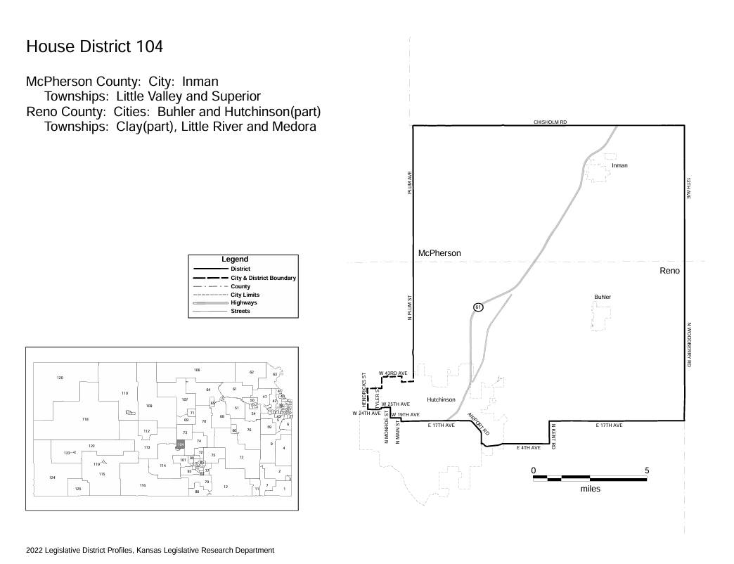 House District 104 (Courtesy State of Kansas)