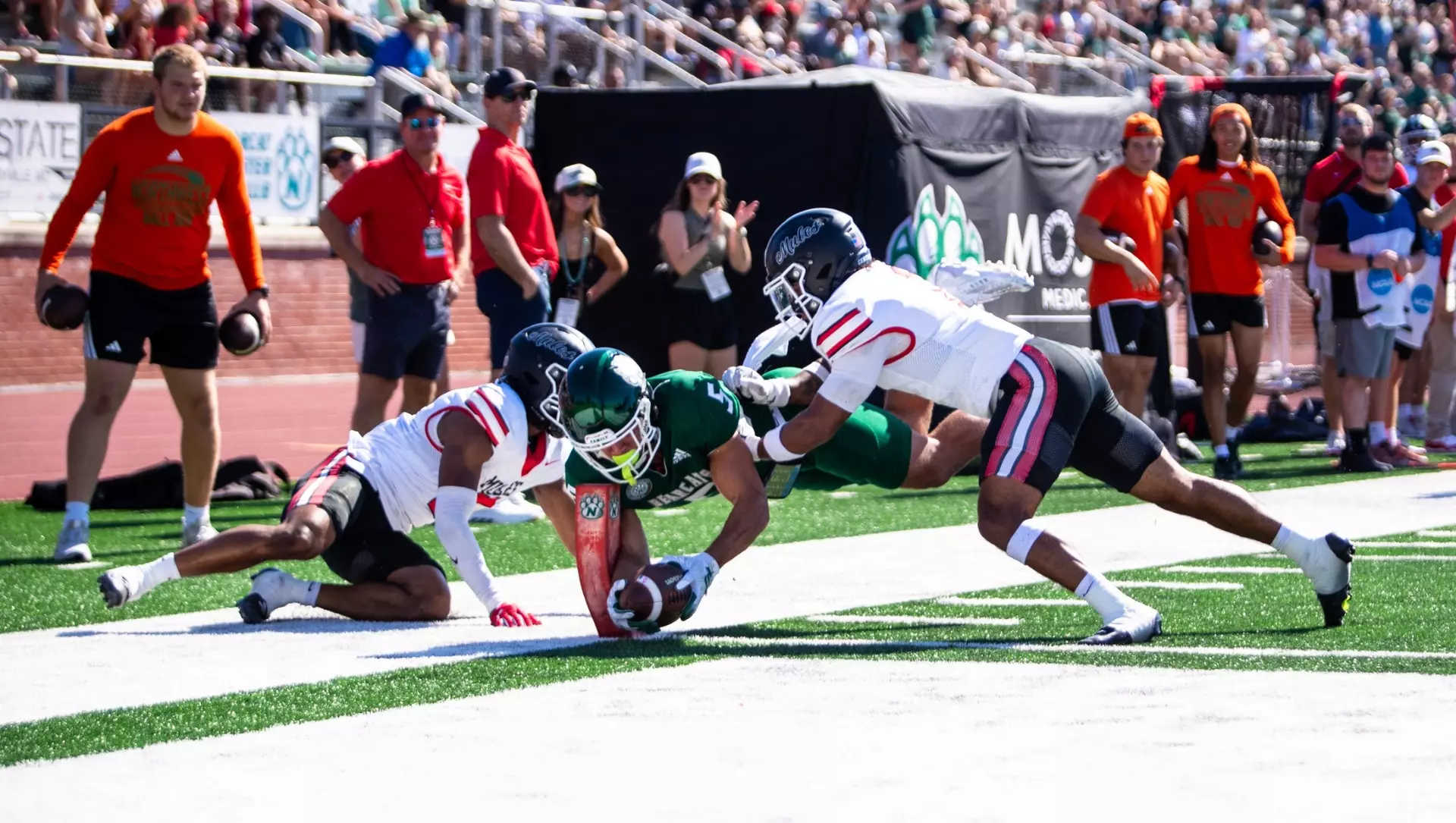 Northwest running back Quincy Torry ran for 98 yard and scored three touchdowns as the No. 14 Bearcats beat No. 24 UCM 42-20 at Bearcat Stadium/ Photo courtesy of Cooper Sharp-Northwest Athletics