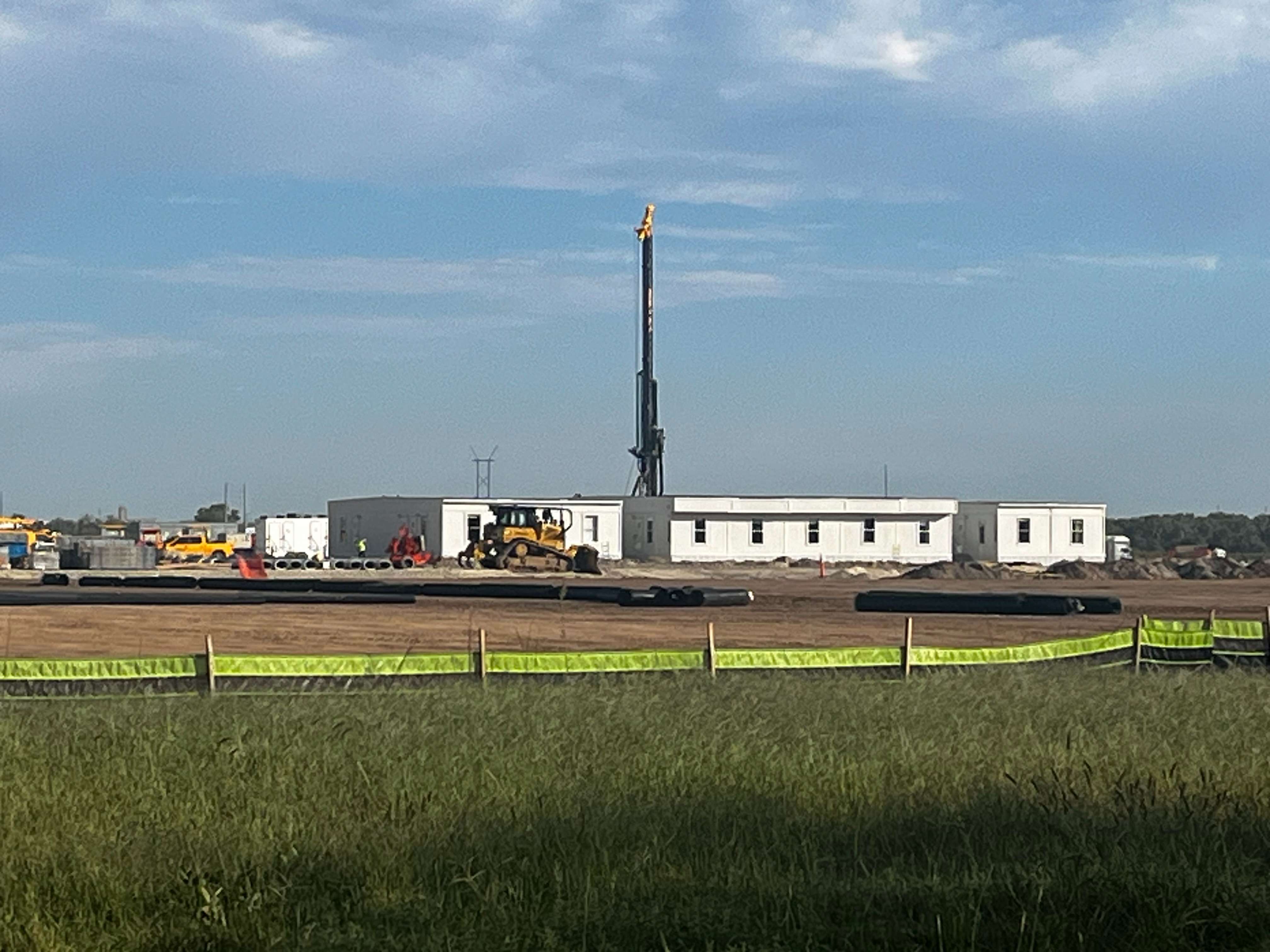 Site work is underway at the location for Evergy's McNew Energy Center, Oct. 12, 2026 (Hutch Post photo)