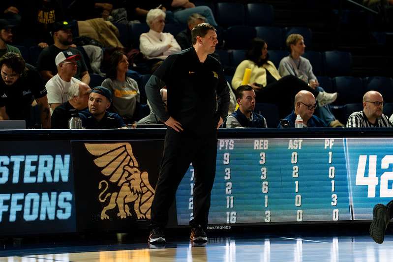 The Missouri Western Griffon mens basketball team look to keep momentum rolling after a succesful first season under head coach Brooks McKowen/ Photo courtesy of MoWest Athletics