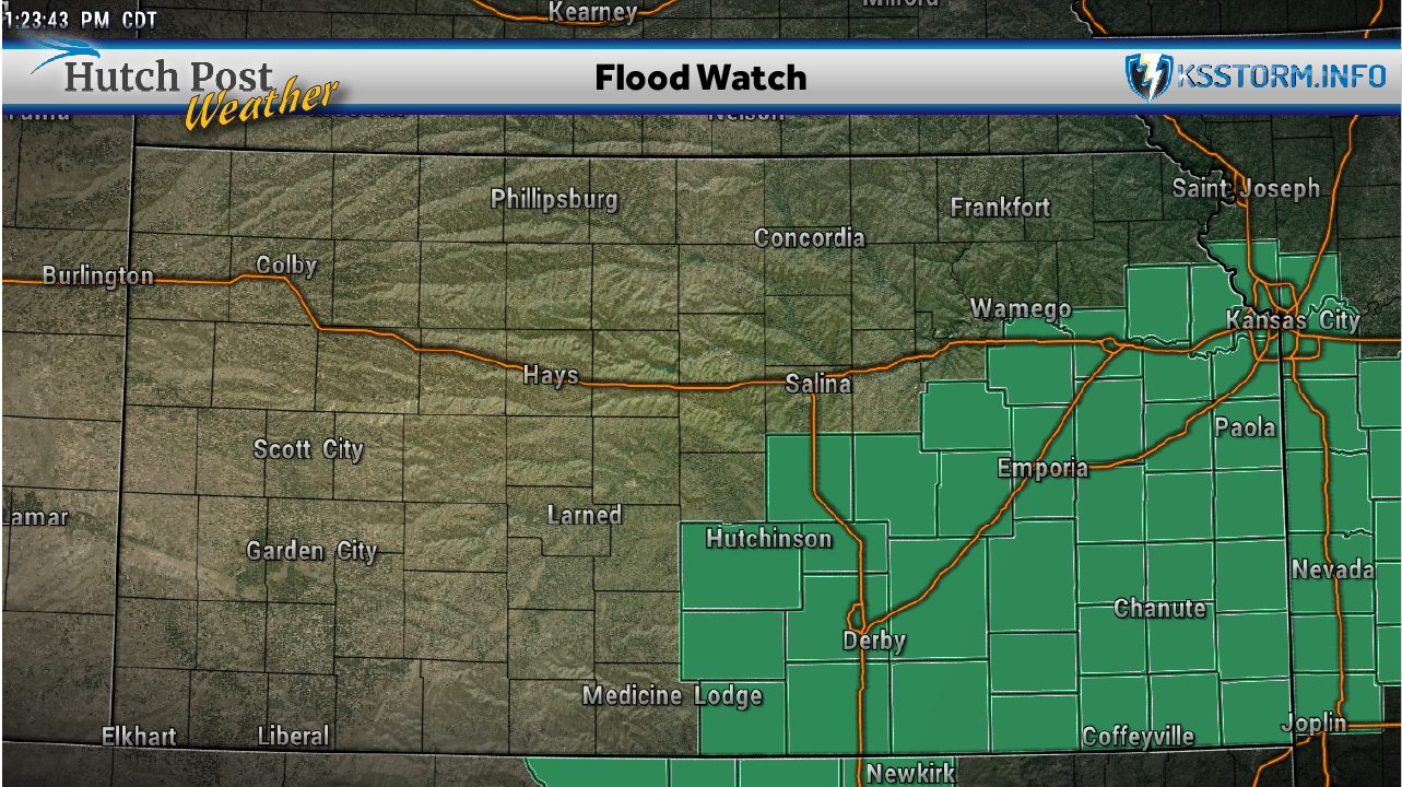 The National Weather Service has issued a flood advisory valid through 1 p.m. Thursday