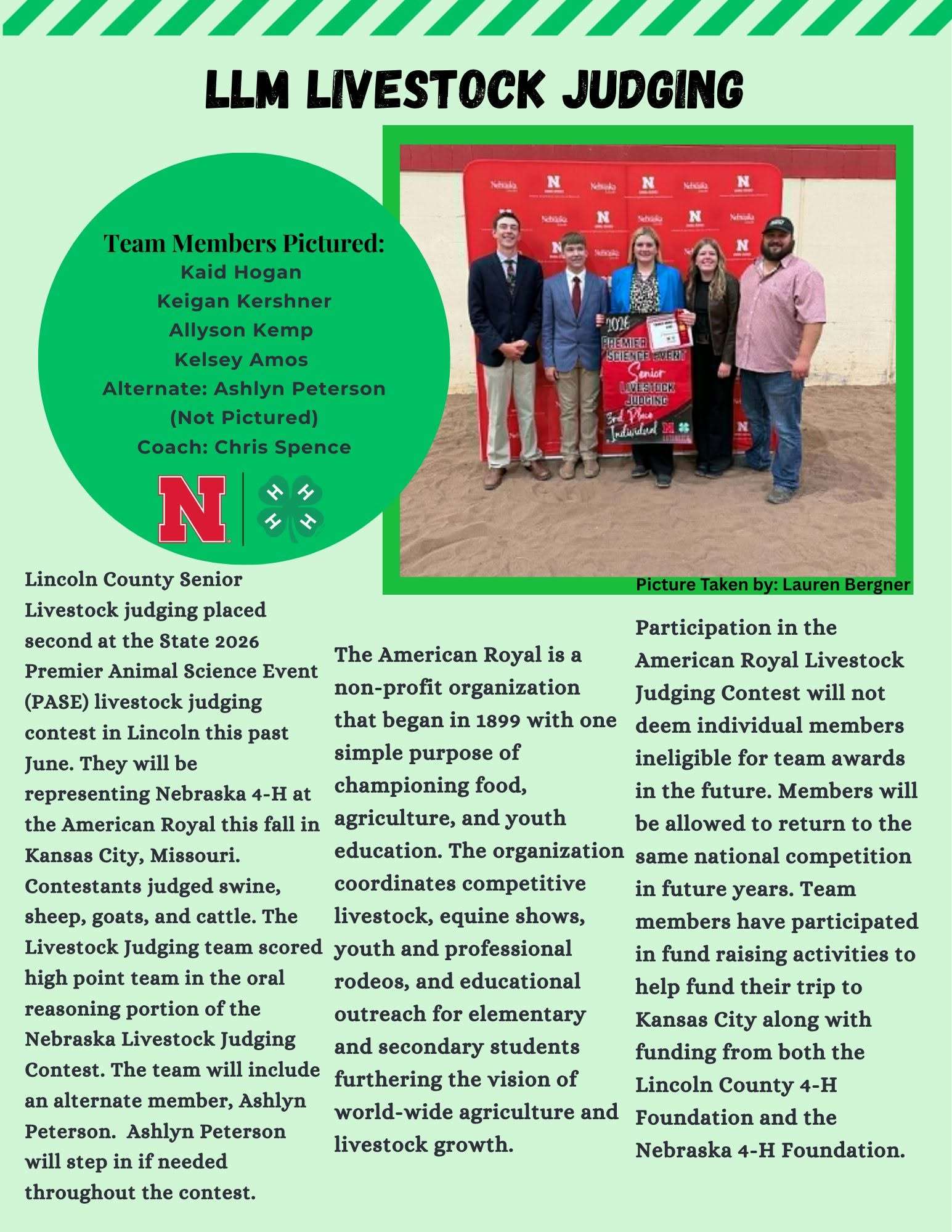 Lincoln County Livestock Judging&nbsp;