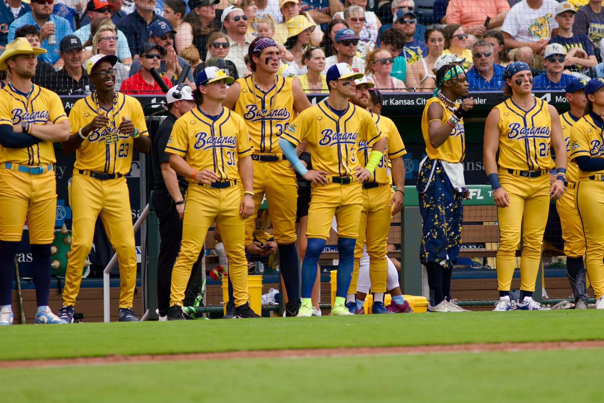 The Savannah Bananas will return to Kauffman Stadium on Friday, June 18th and Saturday June 19th against the Indianapolis Clowns/ Photo courtesy of Darren Doyle-KQ2 News
