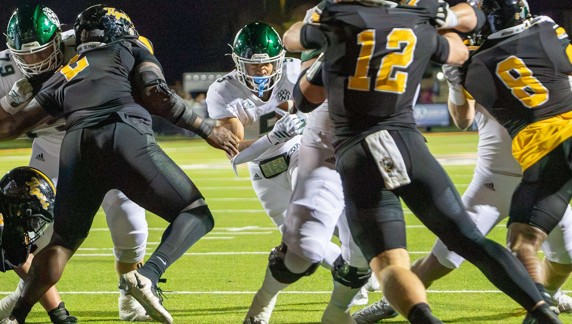 Quincy Torry rushed for 85 yards and two touchdowns as No. 12 Northwest Missouri State held on for a 24-23 win over Fort Hays State/ Photo courtesy of Cooper Sharp-Northwest Athletics