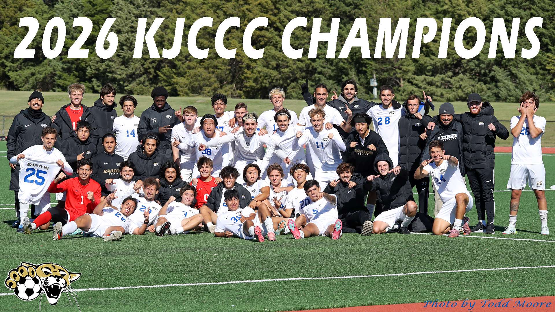 Barton Men's Soccer - 2026 KJCCC Champions (BartonSports.com)