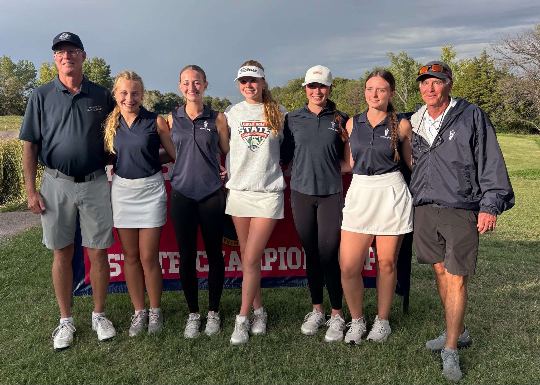 The TMP-Marian girls' golf team placed fourth at the 3-1A State Tournament which wrapped up Tuesday, October 20, 2026 at the Tallgrass Golf Club in Wichita, Kan. (Courtesy photo)