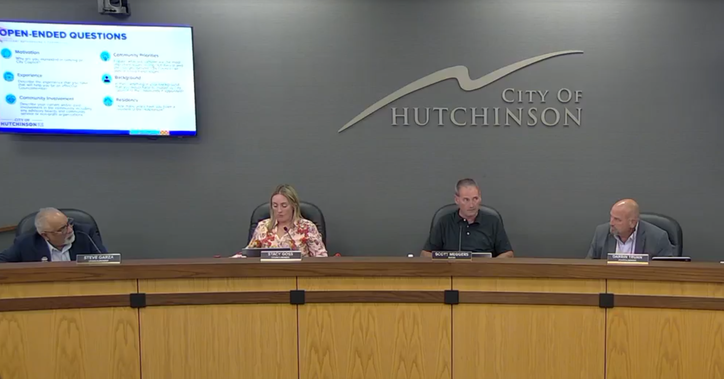 (Hutchinson City Council, Oct. 20, 2026. - Youtube Screen Capture)
